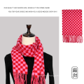 Double Faced Jacquard Colorful Fashion Wool Scarf